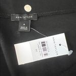 Ann Taylor Boatneck Polka Dot TShirt Black/Cream Size Medium NWT Photo 4