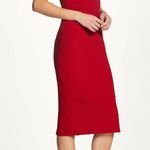 Dress the Population Lyla Midi Sheath Dress Garnet Red Plus XXL NEW Photo 9