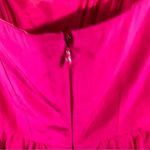 Shoshanna  Silk Pink Strapless Tiered Mini Dress Size 4 Photo 6