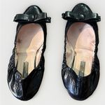 Prada  Black Patent Leather Bow Detail Ballet Flats Size 41‎  US 10.5-11 Photo 2