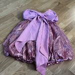 Love Shack Fancy NWT pink sequin niko mini bubble dress Photo 10