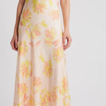 WAYF Satin Cowl Neck Dress Photo 0