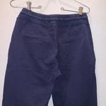Amazon Weintee navy blue stretchy capri sweatpants Photo 6
