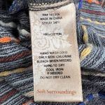 Soft Surroundings Multi Textured Knit Striped Button Up Shirt Long Sleeve Size S Photo 8