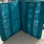 Stella & Dot  Teal Geometric Pouch/Jewelry case Nice & Clean! Photo 1