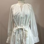 Free People  White Charlie Belted Shirtdress Size XS Photo 4
