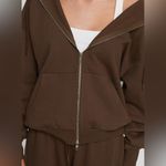 Princess Polly  All Day Oversized Hoodie Chocolate, Size 6 NWT Photo 2