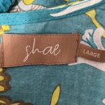 Shae By Sassafras Tropical Cold Shoulder Dress Yellow Size L Photo 4