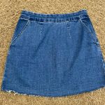 Denim Mini Skirt Blue Photo 0