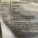 Current/Elliott Current Elliott The Fling Jeans in Homestead Size 28 Slim Straight Blue Photo 8