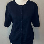 Urban Coco Cable Knit Cardigan Navy Size Large Photo 0