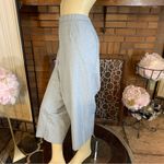 Sag Harbor STRETCH WOMAN GRAY GRID PATTERN CROPPED PANTS (24W) Photo 2