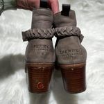 Sperry  braided booties, grey leather, size 8 Photo 6
