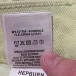 DL1961 Size 28 Hepburn Wide Leg High Rise Vintage Jean Limeade Green Neon 80s Photo 9