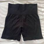 Target Ribbed Black  Biker Shorts Colsie Photo 0