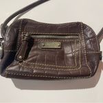 Tignanello Simply Safari Croc Embossed Brown Leather Crossbody Bag Photo 13