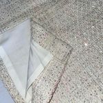 Tahari Sparkle Tweed Pink Champagne Mini Skirt size 16 Photo 5