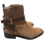Nine West  Women's Hoken Ankle Boot size 7.5 Suede With Zipper Photo 0
