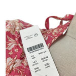 J.Crew Tie-waist Tunic Beach Dress Tossed Floral Print Pink Size XS Photo 11