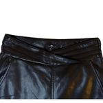 7 For All Mankind Seven for all Mankind Crossover Waist Faux Leather Pants Women's XS Photo 2