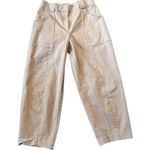 EXPRESS âsuper high rise utility trouser tan size 10 Photo 3