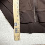 Dolls Kill Darker Wavs Womens Brown Embroidered Zip Up Hoodie Jacket Size S Goth Photo 7