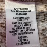 Caslon  Animal Print Leopard Sweater Women's XS Tan Boho Hippie Preppy Classic Photo 8