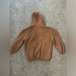 Princess Polly  Florida Oversized Zip Up Sweatshirt Brown, size 0 Photo 1