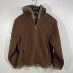 Outback Trading Co Brown Fleece Hoodie Jacket Men XL Western Outdoor Ranchwear Photo 2