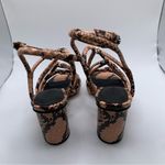 Rebecca Minkoff NWOB  Apolline Snake Leather Strappy heel Rosewood Size 6 M 1191 Photo 4