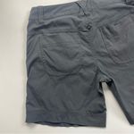 prAna  Shorts Gray Hiking Nylon Spandex Size 2 Zipper Fly Lightweight Photo 5