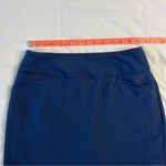 Adidas Women's Golf Star Plon Mini Skirt Small Navy With Shorts and Pockets Photo 3