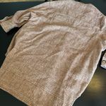 Women’s Brown oversized Plaid shirt Jacket Photo 4