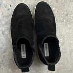 Steve Madden Black High-Top Sneakers with White Soles Photo 1