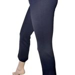 Tory Burch  Women’s 0 Navy Blue Wool Blend Sweater Knit Mid Rise Trousers Pants Photo 3
