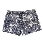 Joe Fresh women's size 8 with a 4" inseam blue and white shorts pockets Photo 0