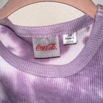 Coca-Cola NWOT  Purple Tie Dye Racerback Tank Top Photo 2