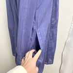 Free People Embroidered Bohemian Western Babydoll Mini Dress Lilac Purple Small Photo 9