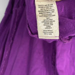 Soft Surroundings Midi Dress Size XS Purple Women's Short Sleeve Boho Pockets Photo 6