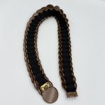 Y2K Brown Wood Disc Belt Boho Layered Festival Retro Indie Sleaze 24 Photo 4