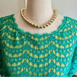 Boden•green lace eyelash dress•Sz 12 Green Photo 2
