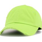 Unisex Distressed Lime KBEthos Adjustable Vintage Dad Hat cap Mikey Mouse hands Green Photo 1