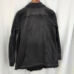 LOGO By Lori Goldstein Logo Lori Goldstein Pre-Distressed Stretch Denim Long jacket 12 Photo 6