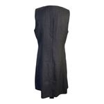 Rafaella Vintage  Grey Wool Zipper Front Sheath Dress Size 10 Sleeveless Formal Photo 1