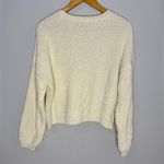 Sanctuary  Cream Knit Crew Neck Sweater | M Photo 1