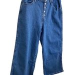 Levi's Levi’s Mile High Cropped Wide Leg exposed bottom fly size 32 jeans. Photo 1