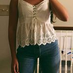 Abercrombie & Fitch white summer top Photo 0