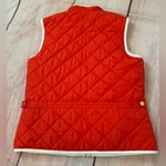 Ralph Lauren Lauren  Reversible Vest Orange Cream Size Small Quilted Photo 1