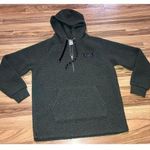 Victoria's Secret PINK Hunter Green Fleece Quarter Zip Sherpa Jacket Pullover S Photo 0