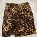 Floral Patterned Women's Skirt SM Black Photo 0